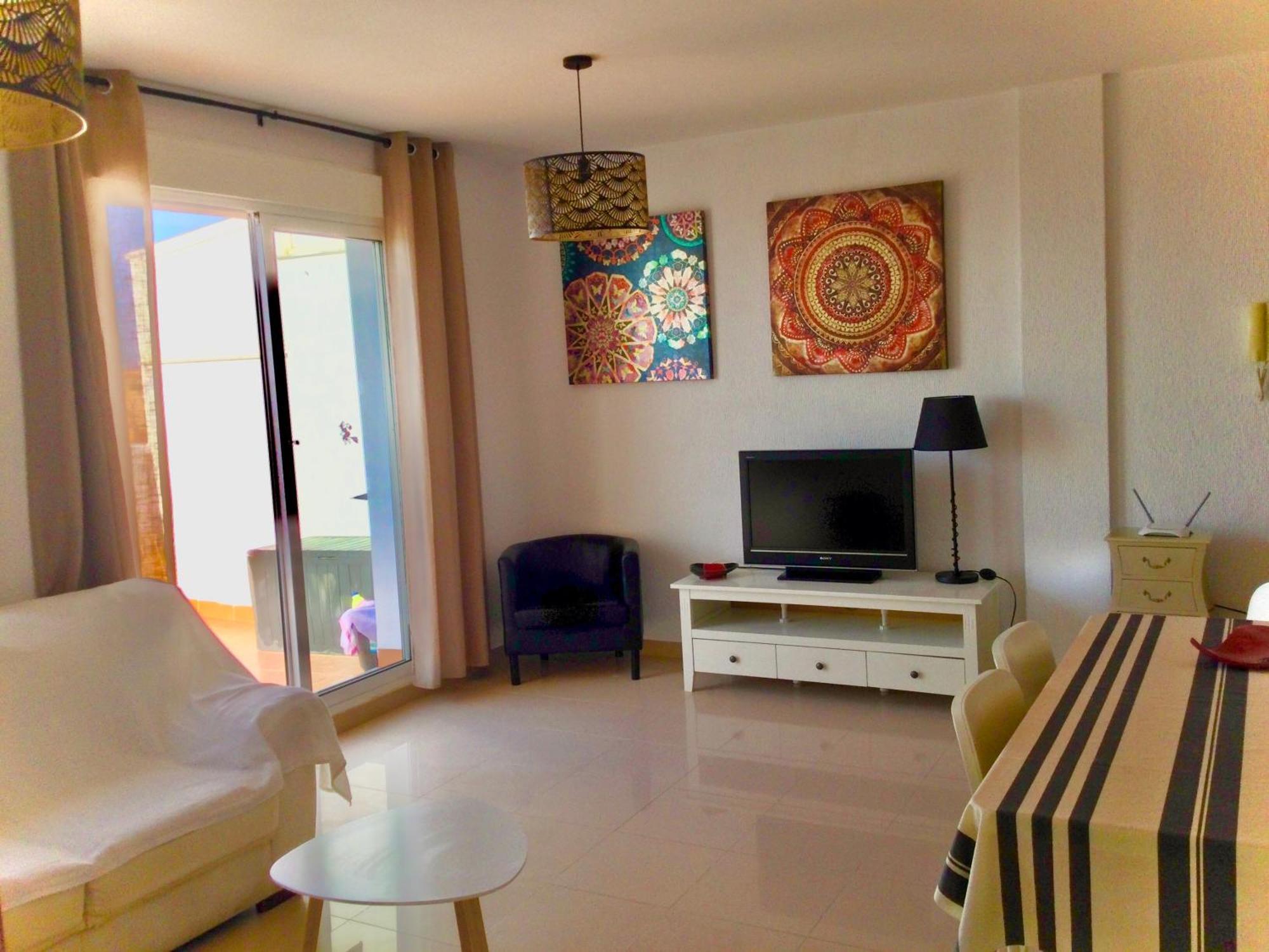 La Perla Azul Playa - Terraza Al Sol Appartement Roquetas de Mar Kamer foto