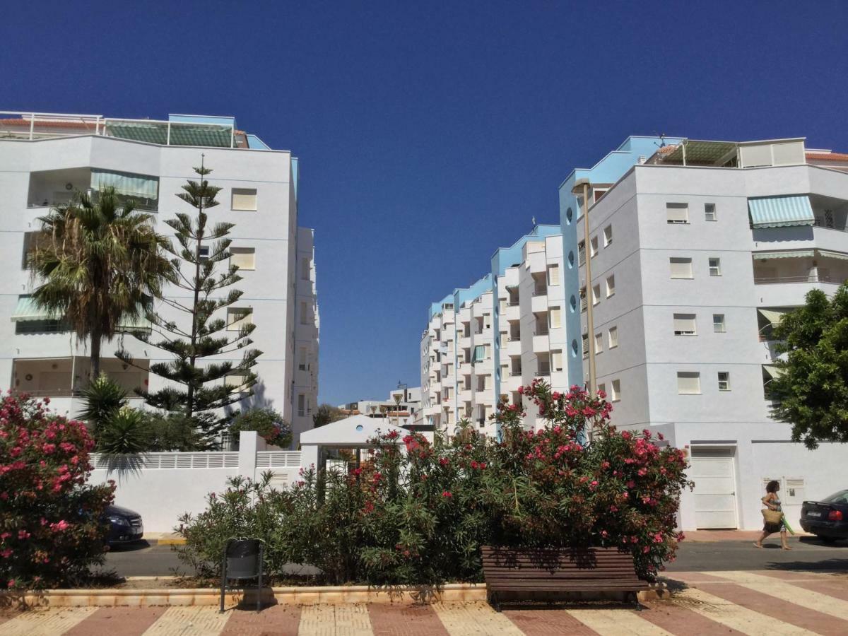 La Perla Azul Playa - Terraza Al Sol Appartement Roquetas de Mar Buitenkant foto